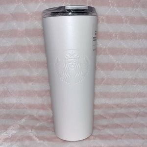 NWT Starbucks White Shimmer Cup
